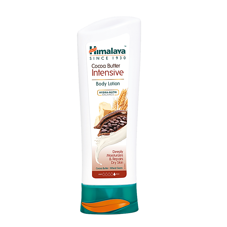 Himalaya Intensive Body Lotion - Repairs Dry Skin, Cocoa Butter & Wheat Germ, Hydra-Nutri Balance, 200 Ml