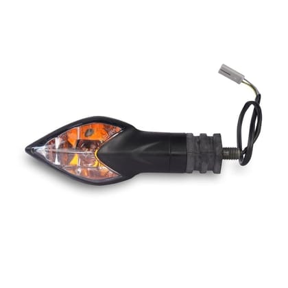 Varroc Rear RH & Front LH Indicator for XCED 135 Bike | Durable Build & Superior Performance | Resists Water and Corrosion | Shockproof | Easy Installation with Pre-Wiring | Pack of 2