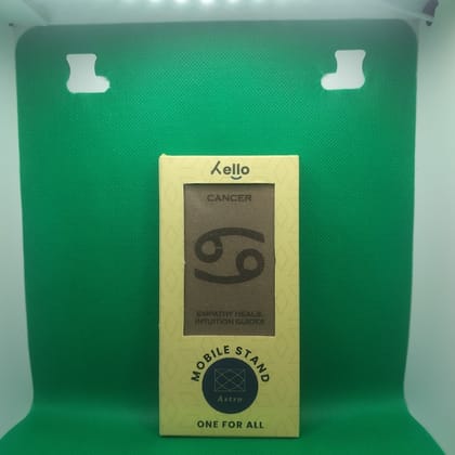 Hello Wooden Mobile Stand  Cancer