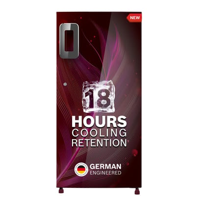 Bosch 207 L, 3 star, Smart Inverter, Direct-Cool Single Door Refrigerator, Feather Wine (CST20W33NI)|18 Hrs Cooling Retention |Super Freeze |Largest Vegetable Box| Beverage Space | 2.5x Faster Cooling Bosch 207 L, 3 star, Smart Inverter, Direct-Cool Sing