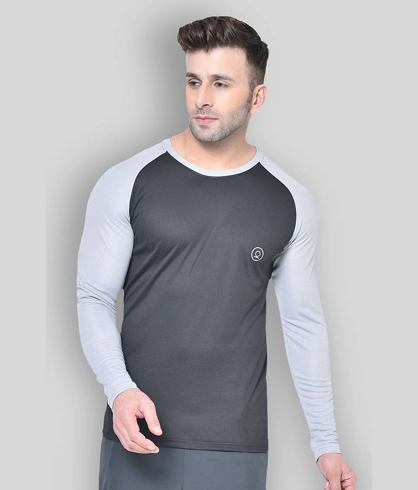 Chkokko - Polyester Regular Fit Silver Men's Sports T-Shirt ( Pack of 1 )