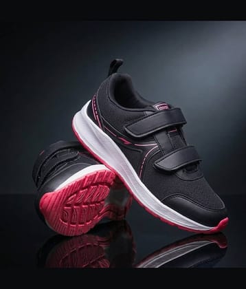 ASIAN - MERCURY-26 WELCRO Black Women's Running Shoes