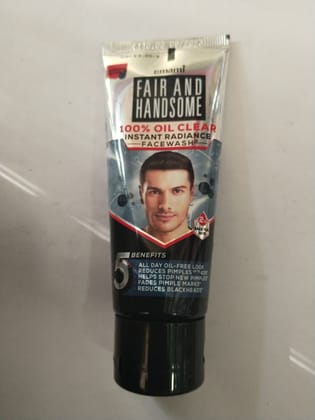 Emami Fair and Handsome 100% oil clear Instant radiance facewash