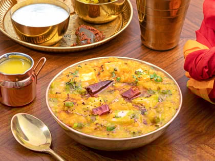 Matar paneer khichdi