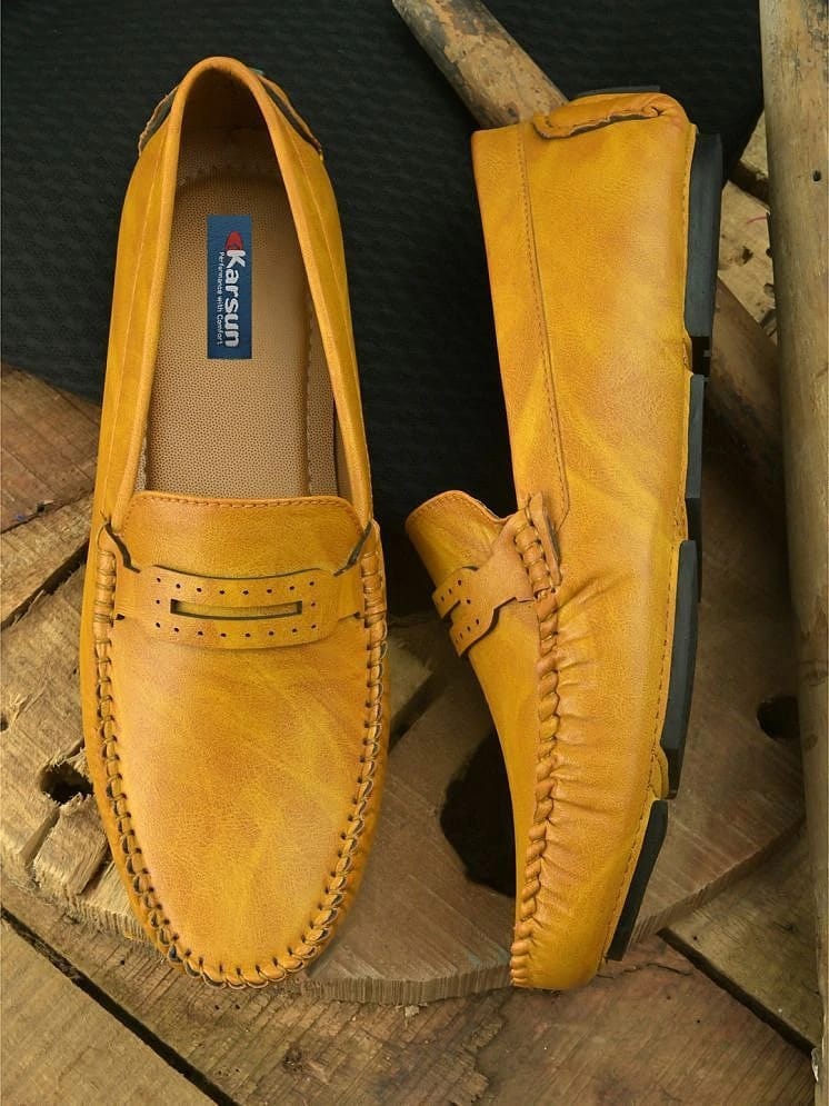 Karsun Tan Mens Slip on - 11
