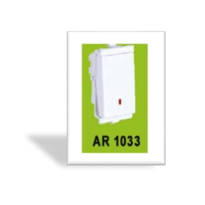 Helmer Robo 6A 1 Way Switch (with Indicator)