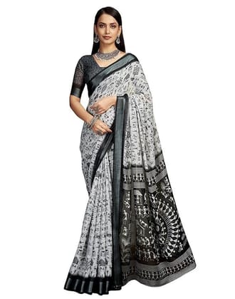 women printted sare