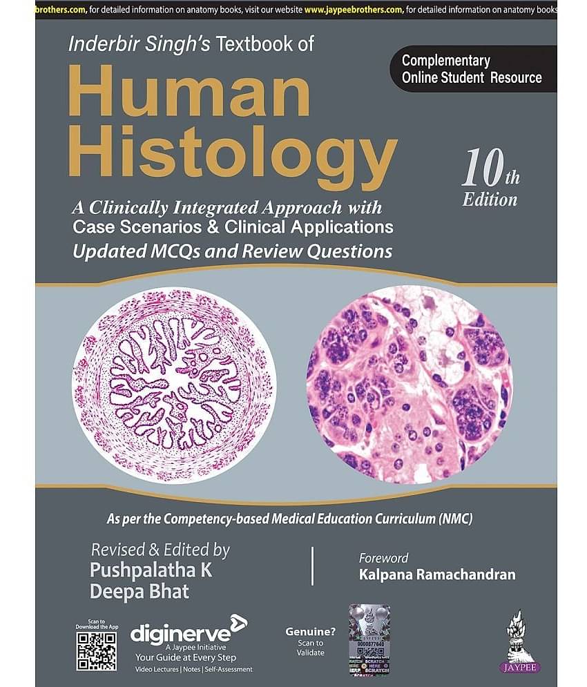Inderbir Singh's Textbook of Human Histology Paperback – 27 September 2022