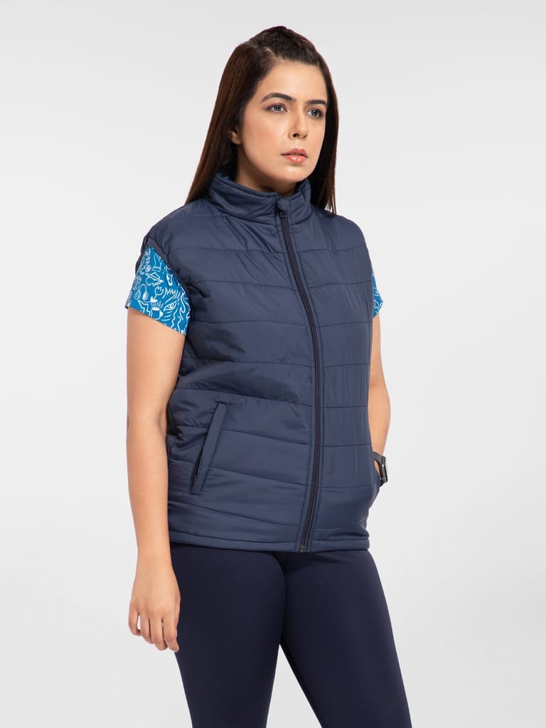 AH Women Half Jacket Sport Blue