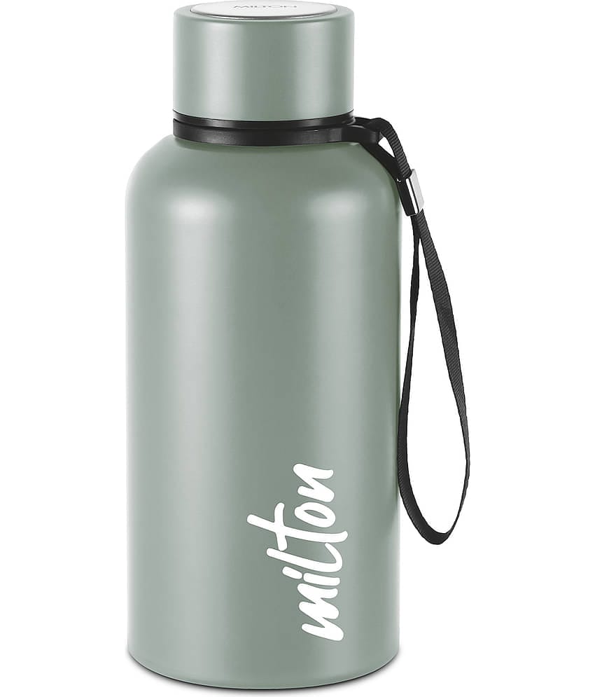 Milton Dark Blue Stainless Steel Water Bottle 500 mL ( Set of 1 )