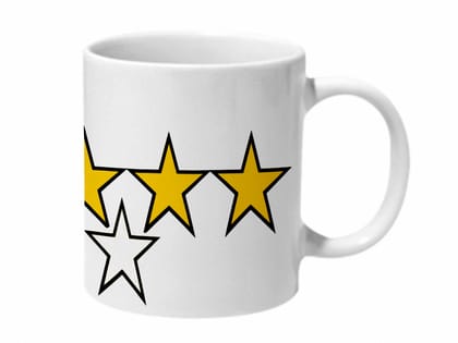 Multicolor Certified Five Star Ceramic Mug