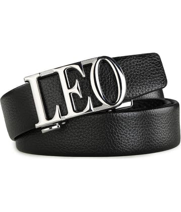 Loopa Black PU Casual Belt Pack of 1