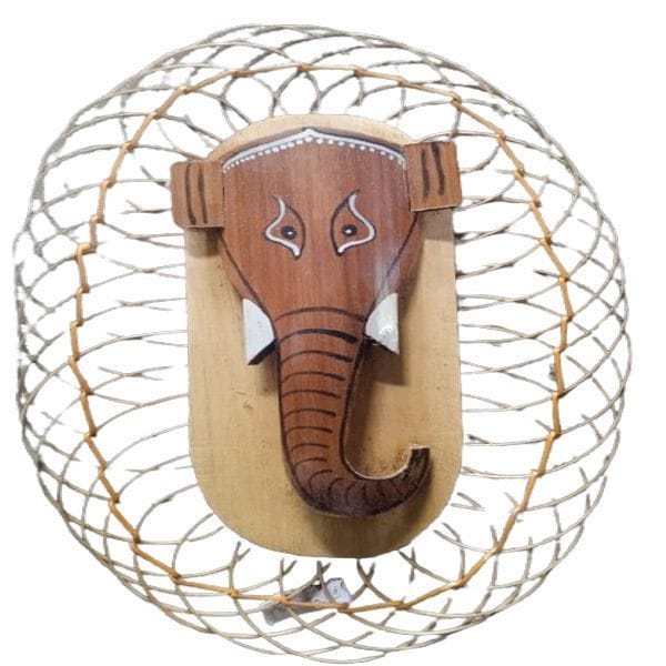 HANDCRAFTED BAMBOO ELEPHANT SHOW PIECE 