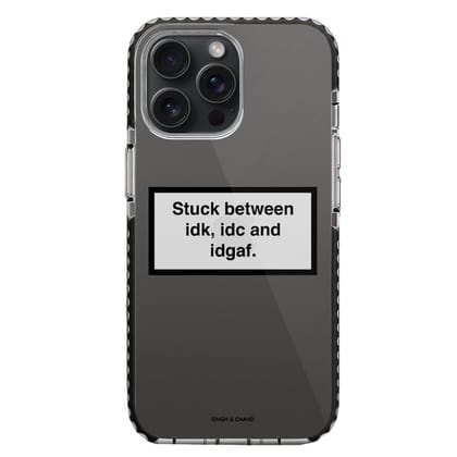 Quirky I don’t care quote iPhone 15 Pro Max Stride Phone Case-Stride