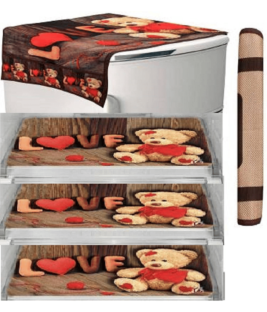 Exopick (3 Fridge Mats + 1 Fridge Top Cover + 1 Handle Cover)