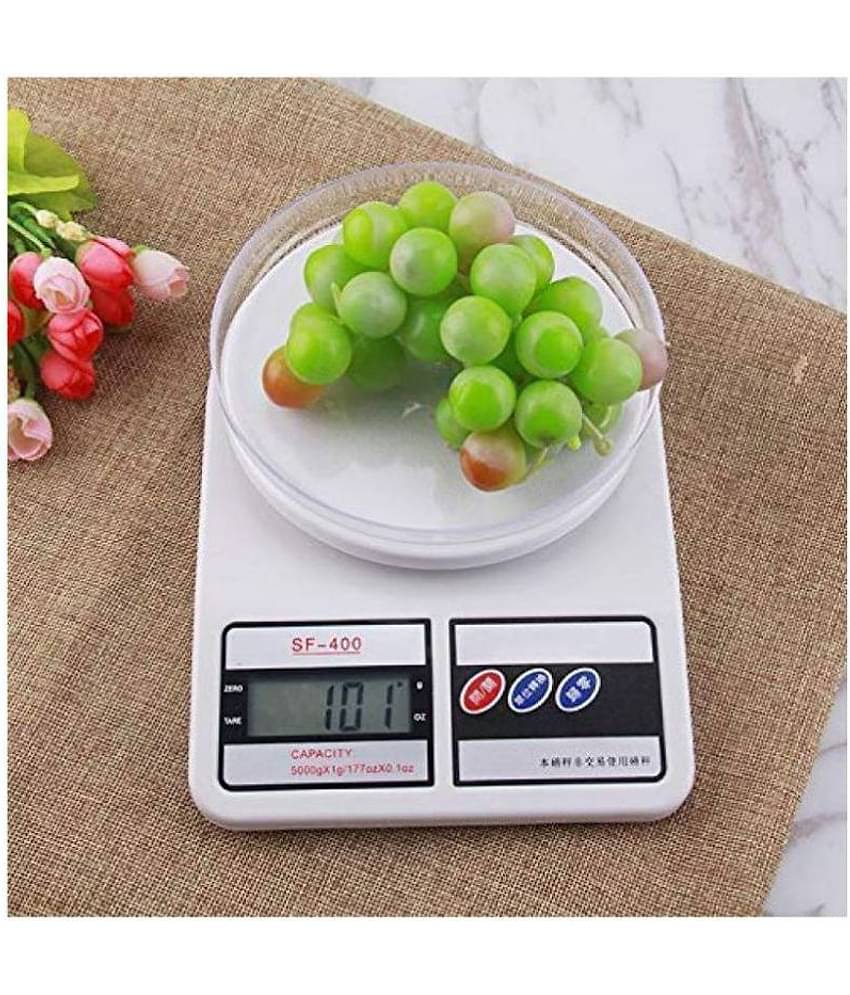 10 KG Multipurpose Portable Electronic Digital Weighing Scale Weight Machine Digital Kitchen Weighing Scales Weighing Capacity - 10 Kg
