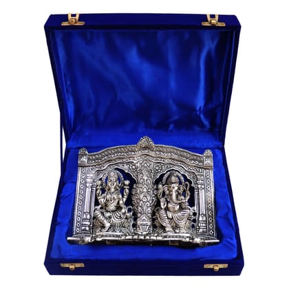 Showpiece Aluminium Laxmi Ganesh Darbar (ASMAS027) Showpiece Aluminium Laxmi Ganesh Darbar (ASMAS027)