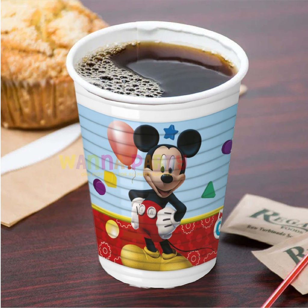 Minnie Mouse Plastic Cups - 250ML - 8PC - Party and Festive Needs | Buy online on ZillyBuy