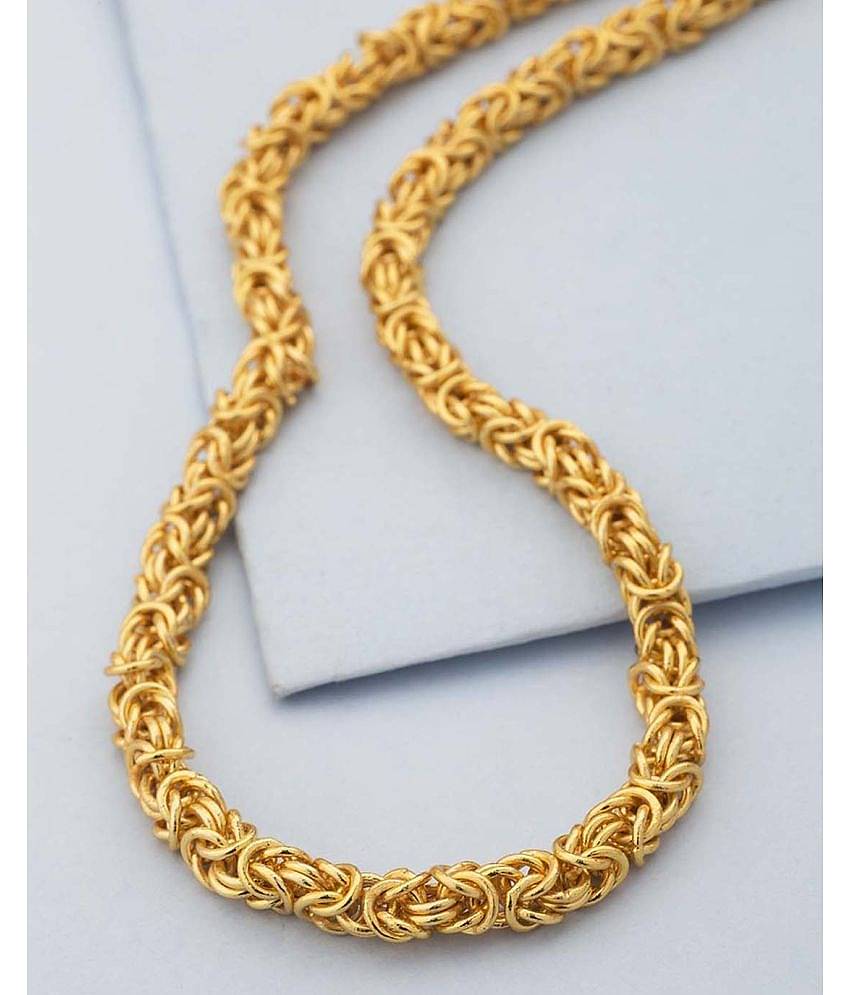 FASHION FRILL Gold Plated Brass Chain ( Pack of 1 )