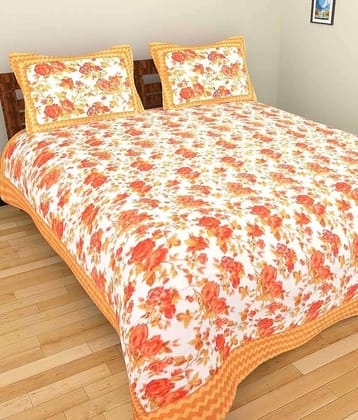 Uniqchoice Cotton King Bedsheet ( Multi )