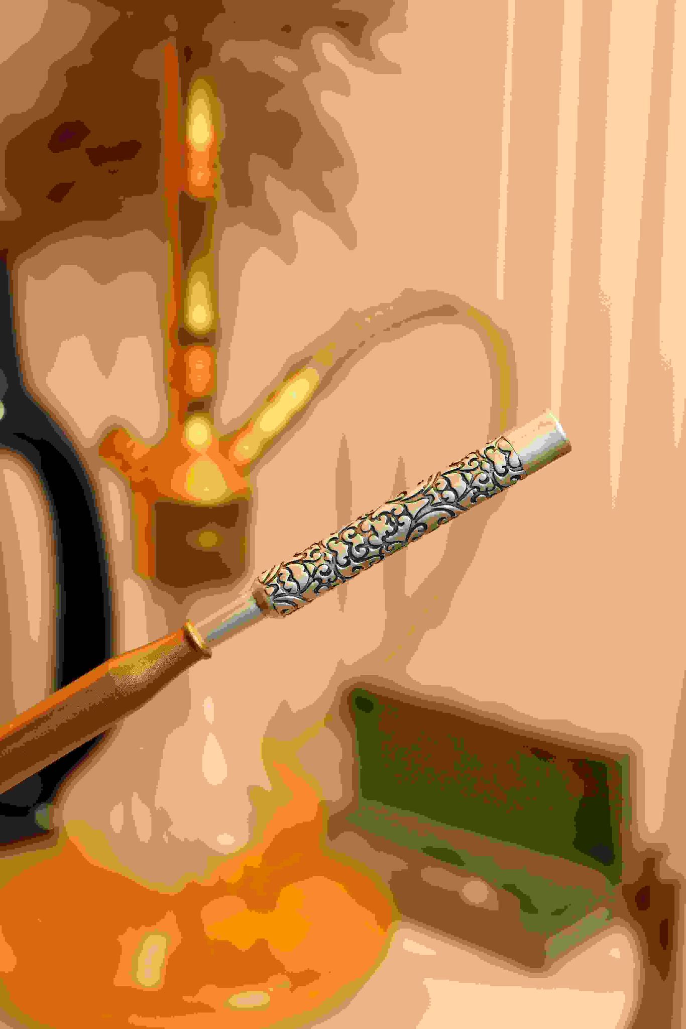 Filigree design hookah tip/hookah Mouthpiece