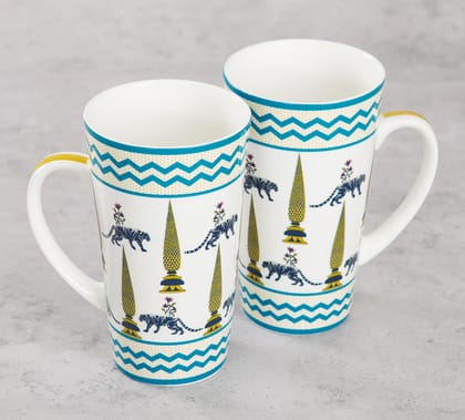 India Circus Mystical Garden Conical Mug Set Of 2