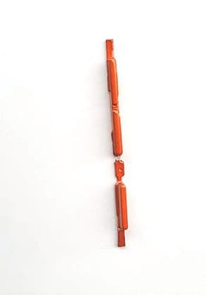External Outer Power Volume Buttons Side Keys for Tecno Spark 5 Air KD6 Orange