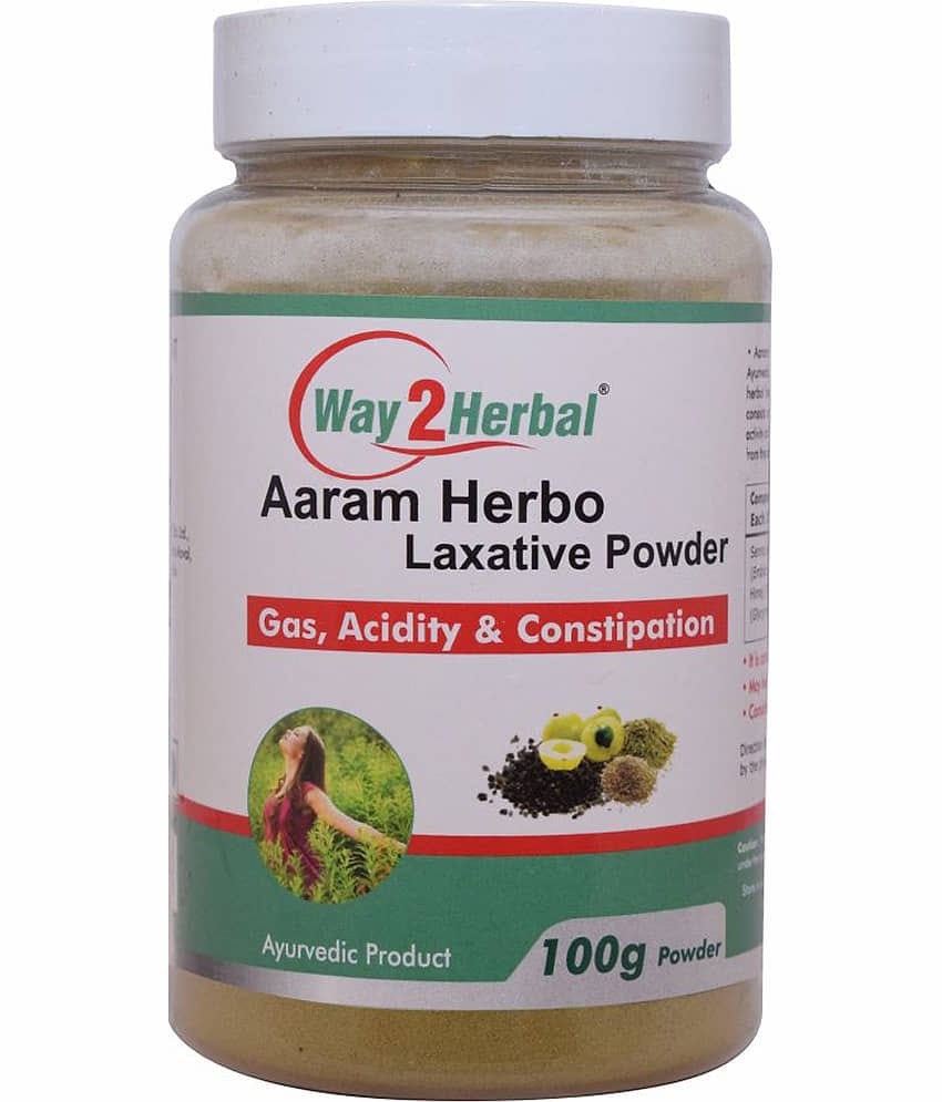 Way2Herbal Aaram Herbo Laxative Powder 100 Gm Pack of 1