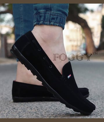 FOGGY Black Men's Slip on