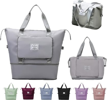 KKK Retailers 41 Liter Expandable Travel Bags for Women Duffle Bags for Women Luggage Foldable Vanity Traveling Bag Waterproof Hand Bag for Ladies Personal Items