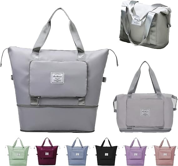 KKK Retailers 41 Liter Expandable Travel Bags for Women Duffle Bags for Women Luggage Foldable Vanity Traveling Bag Waterproof Hand Bag for Ladies Personal Items
