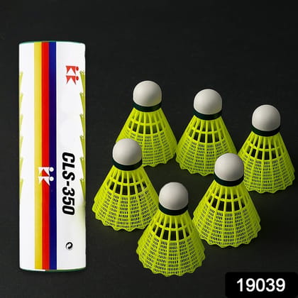 Knx Durable Plastic Shuttlecock (6 Pcs Set)