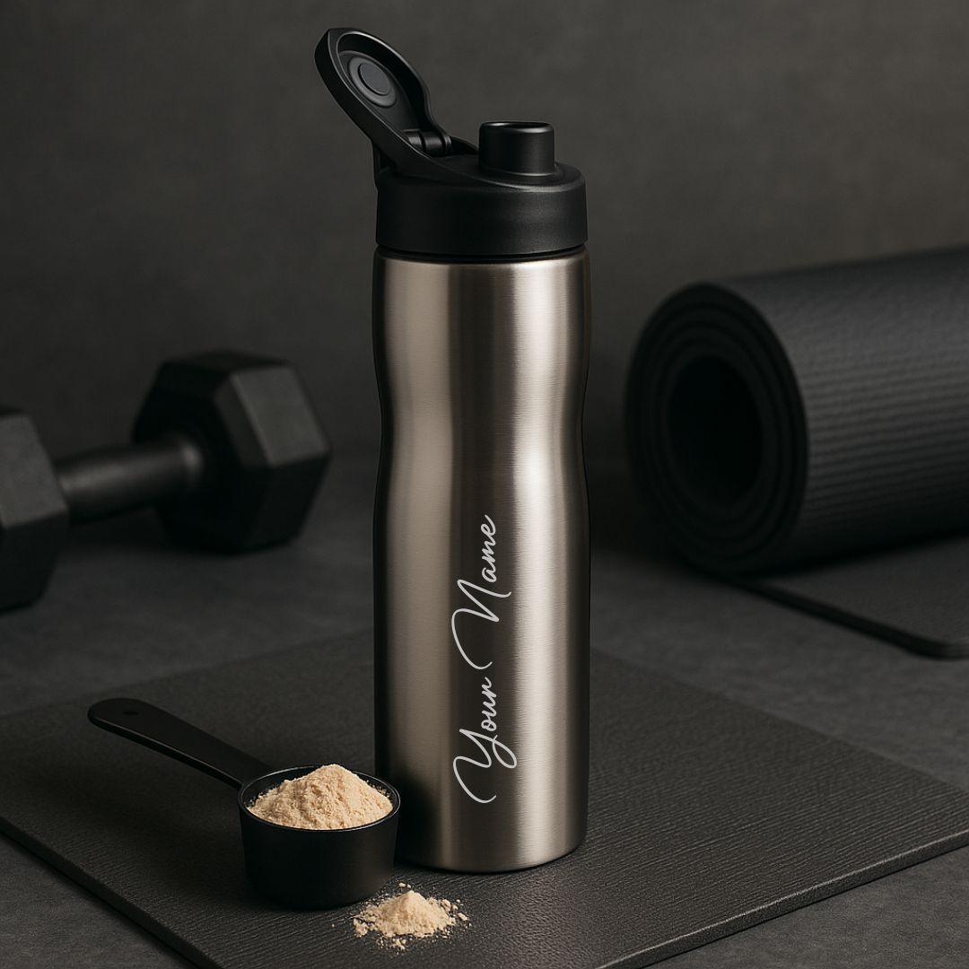 Premium Personalized Steel Bottle : Perfect for Daily Use & Gifting