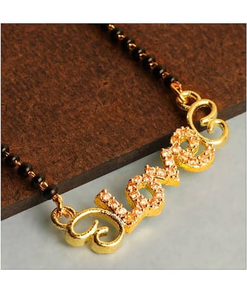 Darshini Designs Daily Wear Gold Plated Love Mangalsutra for women with 18 inches length mangalsutra chain