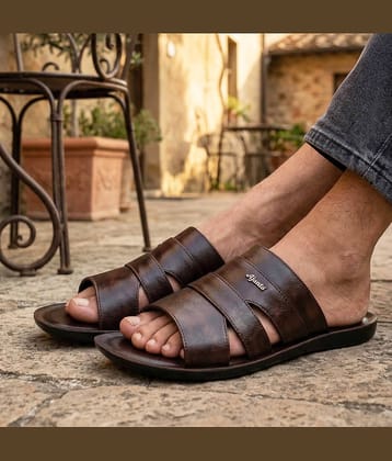 Ajanta - Coffee Men's Sandals