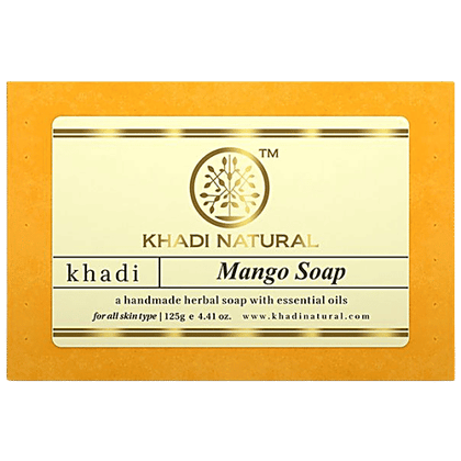 Khadi Natural Mango Handmade Herbal Soap, 125 g