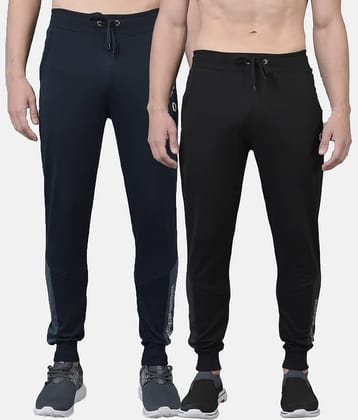 Dollar Multicolor Cotton Men's Joggers ( Pack of 2 )