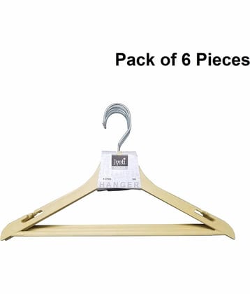 Jyoti Plastic Standard Clothes Hangers ( Pack of 6 )