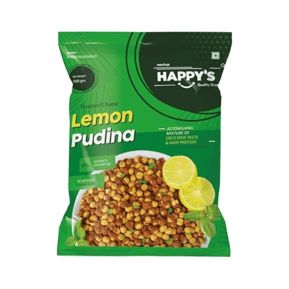 Happy's Roasted Chana Lemon Pudina - 500 gm