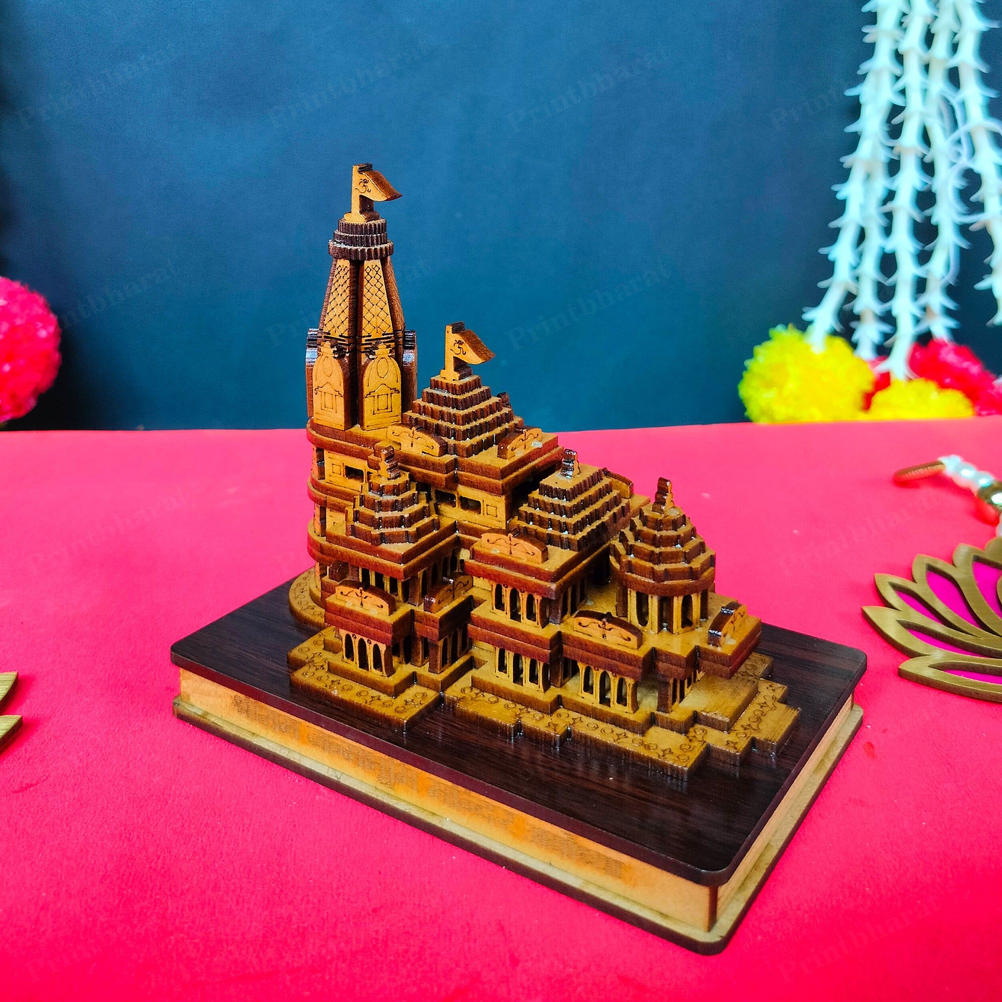Shree Ram Mandir Wooden Temple, Ayodhya-Pack Of 2