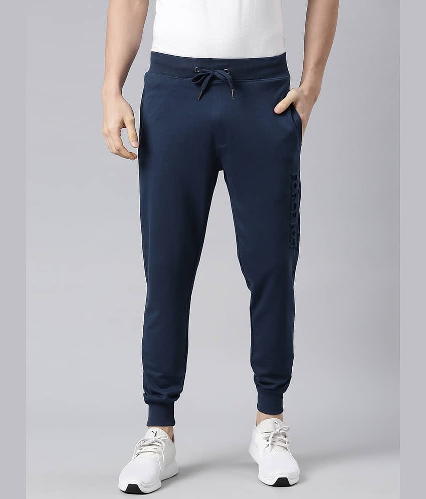 Force NXT - Black Cotton Blend Men's Joggers ( Pack of 1 )