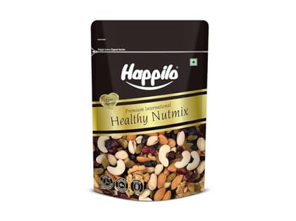 Happilo Premium International Healthy Nutmix  200g - 7 Super Foods Combined- Almonds, Cashews, Blue Berries,  Black Current, Pumpkin & Sunflower Seeds
