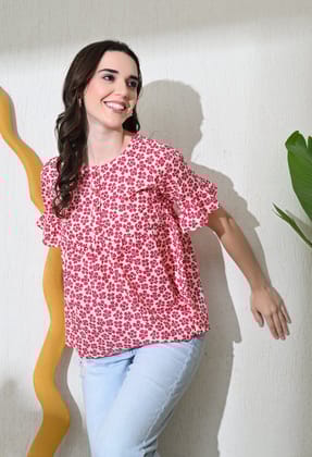 Malti Flower Top-XS