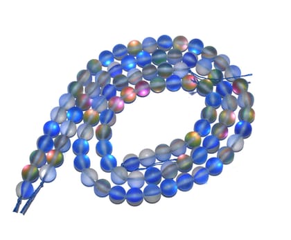 Aura Quartz Stone Beads 63 Pcs Glitter Moonstone Round Beads Loose Spacer Beads for Jewelry Making DIY Bracelet Necklace Earrings (SEP- 788)-6 MM / 75