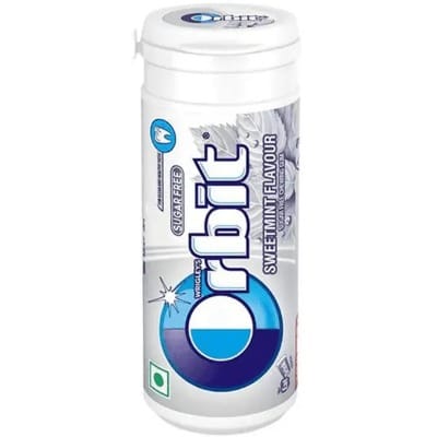 Orbit Sweetmint Sugar Free Chewing Gum, 22 g Tube