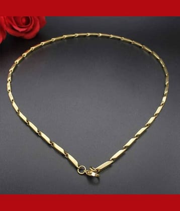 Green Spritual Gold Plated Chain ( Set of 1 )