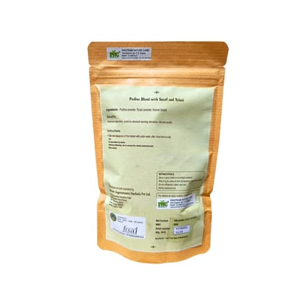 PNC-Mint Pudina Blend with Saunf, Holy Basil Tulsi Powder Pack of 2 Each100Gms Way to Improve Digestion, Reduce Stomach Discomfort