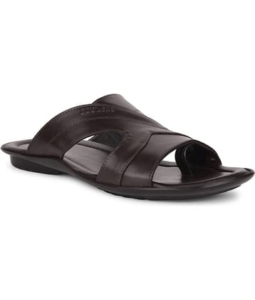 Liberty Brown Men's Leather Slipper