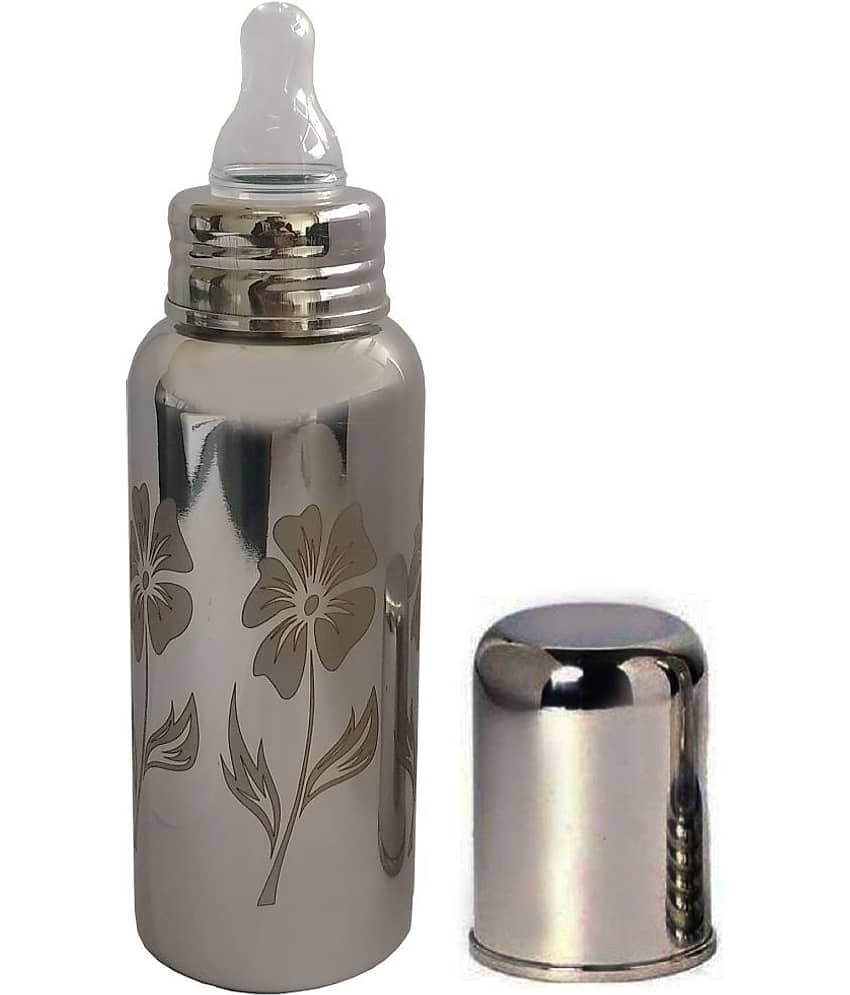 erum - 250 Silver Feeding Bottle ( Pack of 1 )