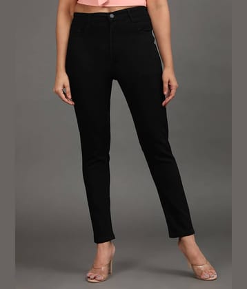 AngelFab - Black Denim Skinny Fit Women's Jeans ( Pack of 1 )